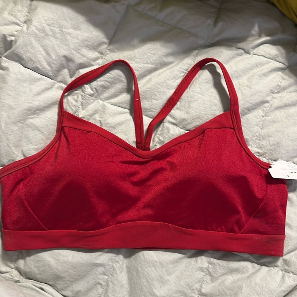 NWT athleta VITAL BRA LARGE XL clover berry sheen
